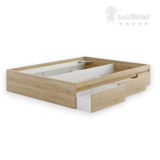 Cama Estructura Cajones Hellman Cambriam 150x190cm