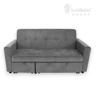 Sofá Cama Chaise Longue Gris Viktory